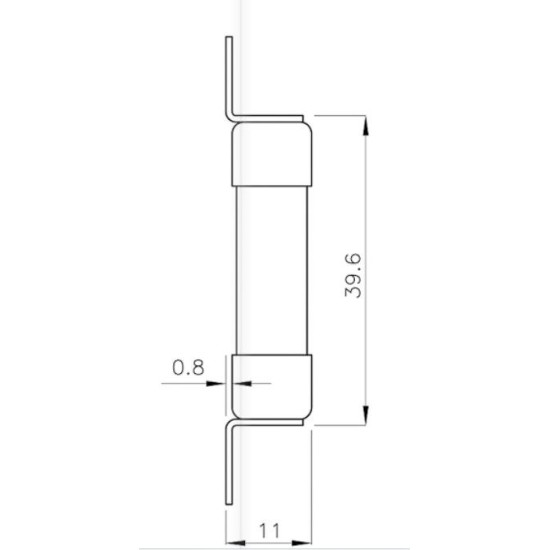 Запобіжник ETI 002625131 CH SU 10x38 gPV 0,5A 1000V (30kA)
