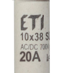 Запобіжник ETI 002625307 CH SU 10x38 gR-PV 20A 700V (50kA)