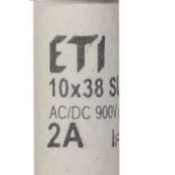 Запобіжник ETI 002625310 CH SU 10x38 gR-PV 2A 900V (50kA)