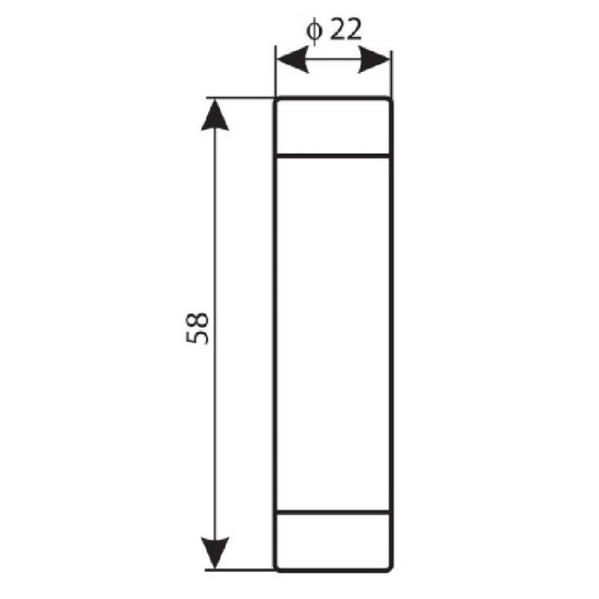 Запобіжник ETI 002645153 AQS22 UQ/80A/690V gR (200kA)