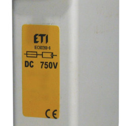 Запобіжник ETI 004110301 NH-1C gPV 40A 750V DC