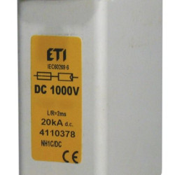 Запобіжник ETI 004110374 NH-1C gPV 50A 1000V DC