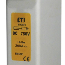 Запобіжник ETI 004110510 NH-1C gR-PV 32A 750V DC