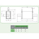 Запобіжник ETI 004110523 NH-0 gR-PV 50A 1000V DC