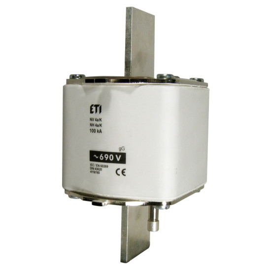 Запобіжник із бойком ETI 004116186 NH-4a K/gG 425A 690V (для власників HVL)