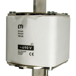 Запобіжник із ударною голкою ETI 004116189 NH-4a K/gG 1000 A 690V