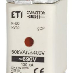 Запобіжник ETI 004117113 NH-00/gCP 40 kVAr