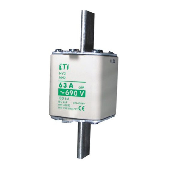 Запобіжник ETI 004184419 NH-1/aM 250A 690V KOMBI