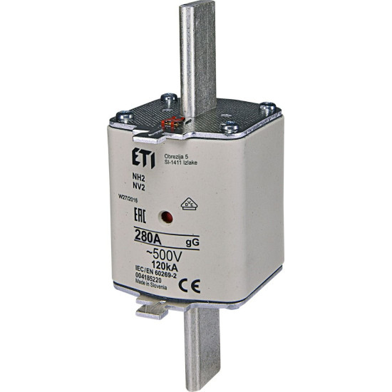 Запобіжник ETI 004185220 NH-2/gG 280A 500V KOMBI