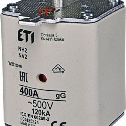 Запобіжник ETI 004185224 NH-2/gG 400A 500V KOMBI