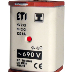 Запобіжник ETI 004185314 NH-2C/gG 100A 690V KOMBI