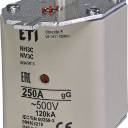 Запобіжник ETI 004186219 NH-3С/gG 250A 500V KOMBI