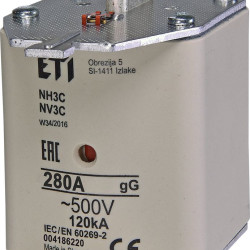 Запобіжник ETI 004186220 NH-3С/gG 280A 500V KOMBI