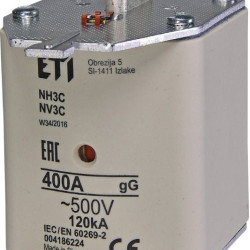Запобіжник ETI 004186224 NH-3С/gG 400A 500V KOMBI