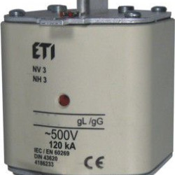 Запобіжник ETI 004186331 NH-3/gG 500A 690V KOMBI