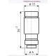 Запобіжник ETI 004312002 D02UQ25A/400V gR (50 kA)