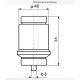 Запобіжник ETI 004325002 DVUQ160A/500V gR (50 kA)