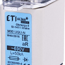Запобіжник ETI 004331210 M00UQU-N/63A/690V gR (50kA)