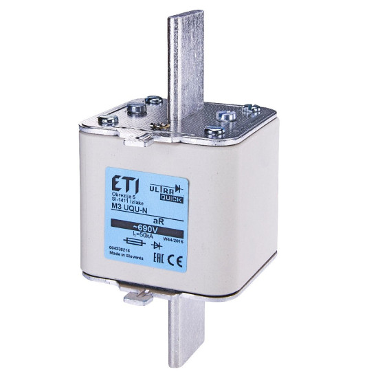 Запобіжник ETI 004335213 M3UQU-N/450A/690V aR (50kA)