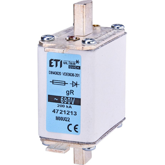 Запобіжник ETI 004721206 M000UQ2/20A/690V gR (200 kA)