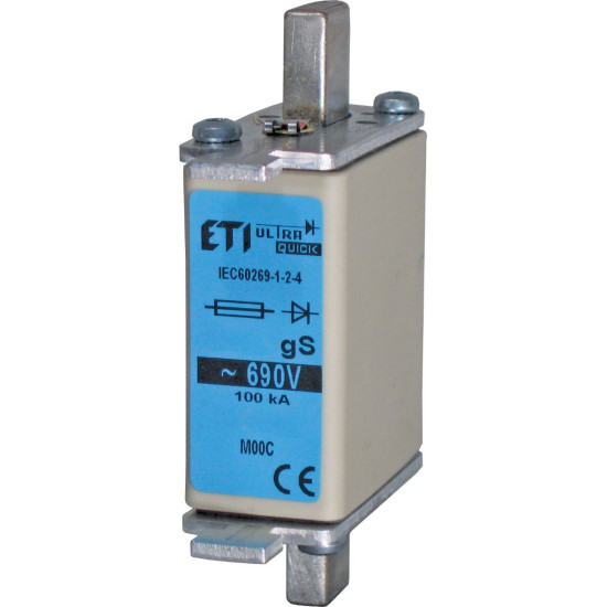 Запобіжник ETI 004721244 M000/40A/690V-gS (100kA)