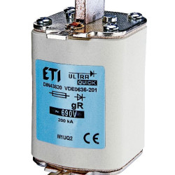 Запобіжник ETI 004723212 M1UQ2/63A/690V gR (200 kA)