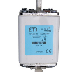 Запобіжник ETI 004743215 M1UQ02/125A/690V aR (200 kA)