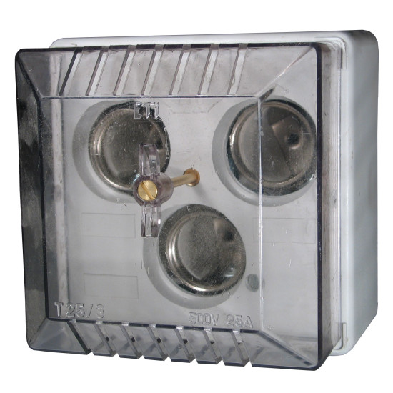 Тримач запобіжника ETI 002362003 T 25/3N DELTA 3p (DII 25А)