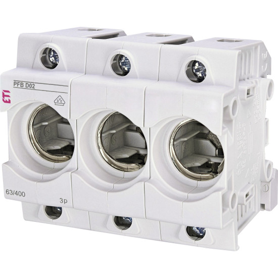 Тримач запобіжника ETI 002510023 PFB D02 3p (63А)