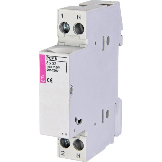 Роз'єднувач запобіжник ETI 002530002 PCF 8 1P+N 400V