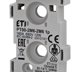 Тримач запобіжника ETI 004121301 PT 0 1p 160A (2M6-2M6)