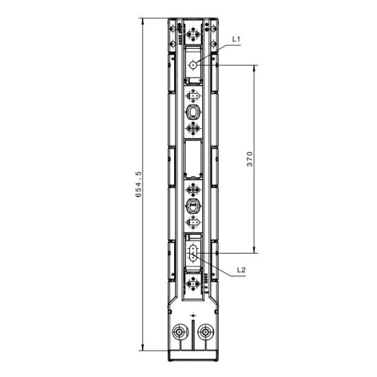 Роз'єднувач ETI 004122042 L3-2/1200V/9/KM2G-F/HA/PV (400А DC 1200V)
