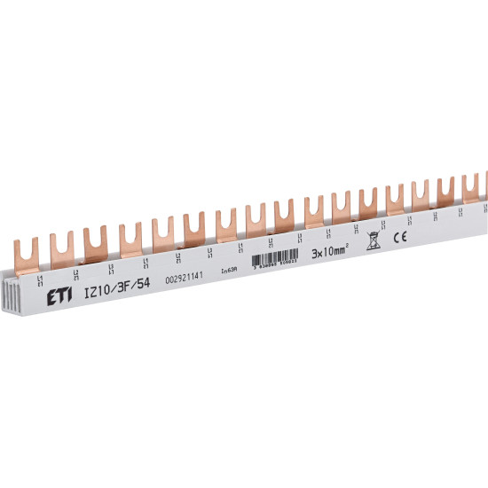 Шина живлення ETI 2921141 IZ 10/3F/54 3р (1m)