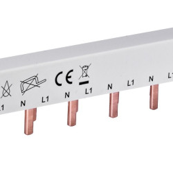 Шина живлення ETI 2921148 SKN0022/10 1F+N 12 М (для KZS-1M SUP із верхнім підключенням)