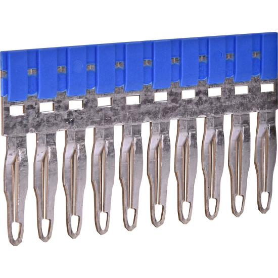 Втична 10P перемичка ETI 3903033 ESC-PTP4/10/B для ESC-CBC.4 з синьою ізоляцією