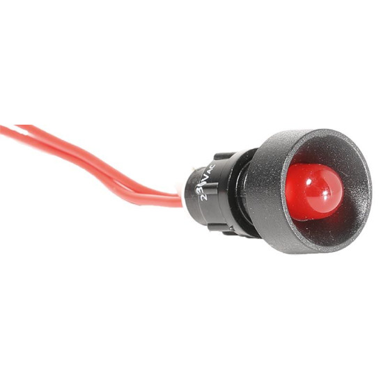 Сигнальна лампа ETI 004770811 LS 10 R 230 10мм 230V AC (червона)