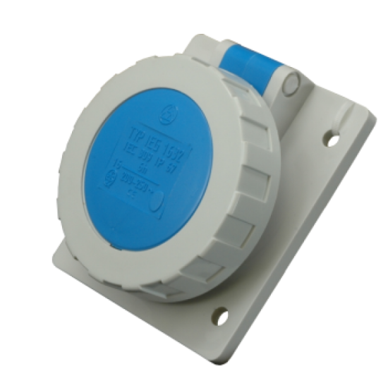 Вбудований силовий роз'єм ETI 004482082 EEH-1632 IP67 (16A 230V 2P+PE)