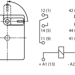 Електромеханічне реле ETI 002473000 ERM2-024DC 2p