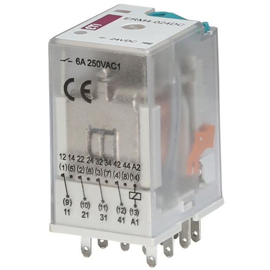 Електромеханічне реле ETI 002473006 ERM4-024DC 4p