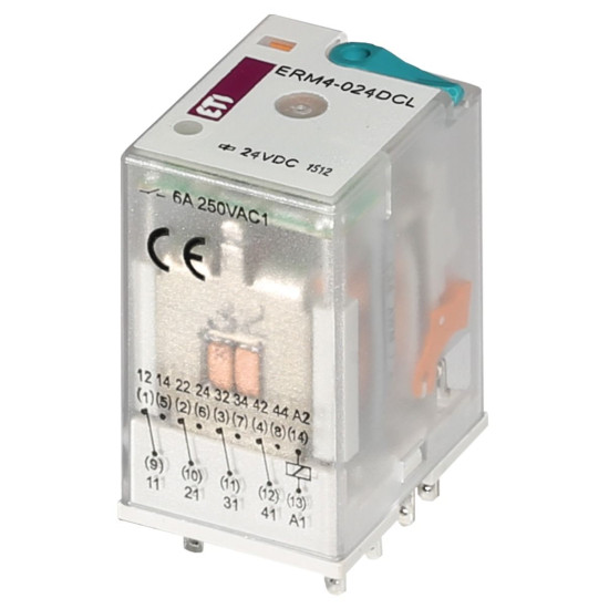 Електромеханічне реле ETI 002473007 ERM4-024DCL 4p