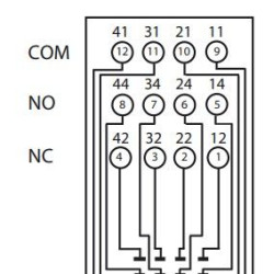 Цоколь ETI 002473015 ERB4-M тип M (для ERM4)