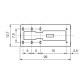 Електромеханічне реле ETI 002473043 MER1-024AC (1x16A 250VAC)