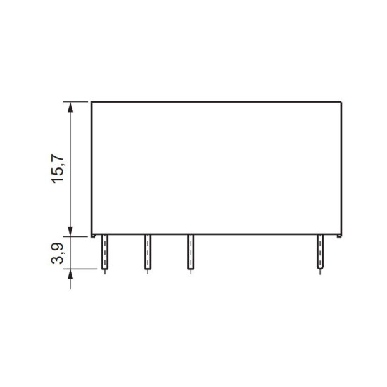 Електромеханічне реле ETI 002473043 MER1-024AC (1x16A 250VAC)