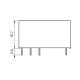 Електромеханічне реле ETI 002473045 MER1-024DC (1x16A 250VAC)