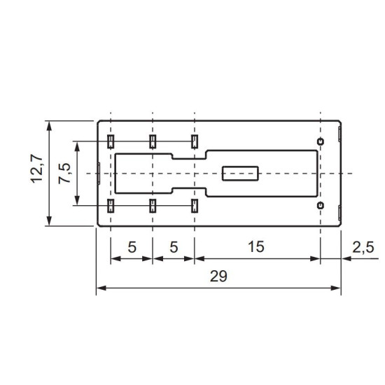 Електромеханічне реле ETI 002473046 MER1-012DC (1x16A 250VAC)