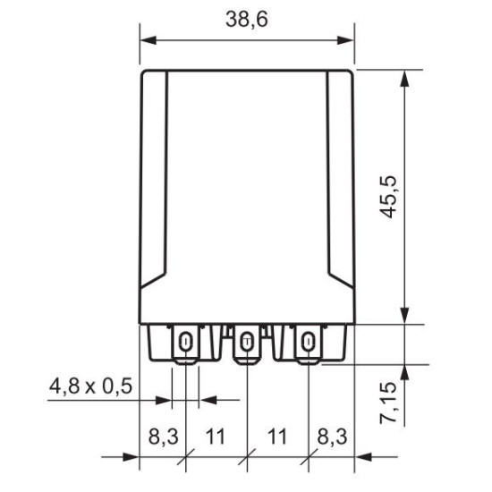 Електромеханічне реле ETI 002473061 RERM3-230ACL 3p (16A AC1 250V AC)