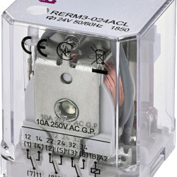 Електромеханічне реле ETI 002473063 RERM3-24ACL 3p (16A AC1 250V AC)
