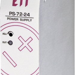 Джерело живлення ETI 004656681 PS-72-24 (Вхід: 100-240V AC/140-340V DC; Вихід: 24-28V DC/75W/3A)