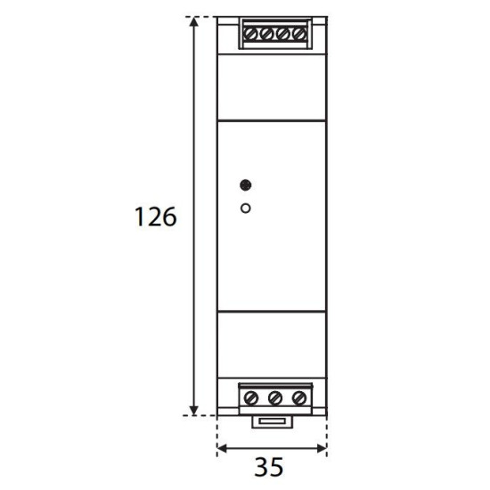 Джерело живлення ETI 004656681 PS-72-24 (Вхід: 100-240V AC/140-340V DC; Вихід: 24-28V DC/75W/3A)