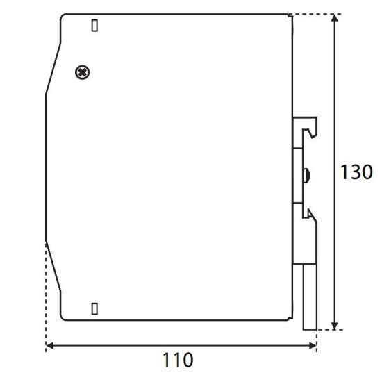 Джерело живлення ETI 004656681 PS-72-24 (Вхід: 100-240V AC/140-340V DC; Вихід: 24-28V DC/75W/3A)